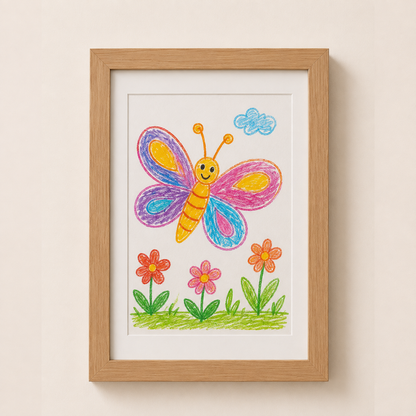 Kids Drawing Display Frame